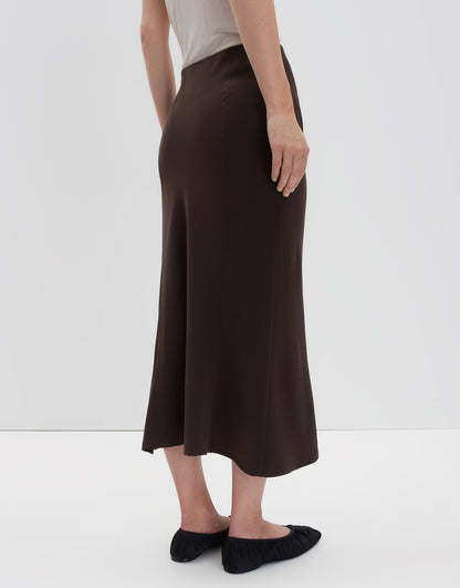 Someday Damen A-Linie Midi-Kleid glatter Griff