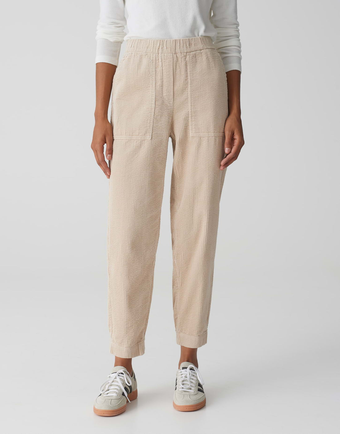 OPUS Basic T-Shirt Damen Baumwolle Basicshirt