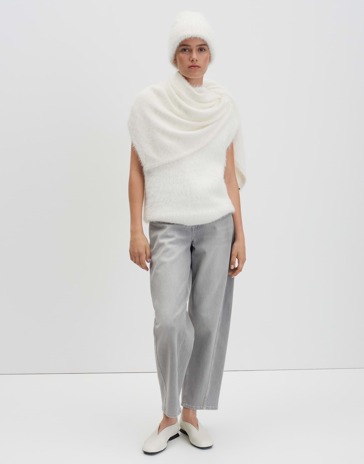 Someday Unisex Strickmütze mit breitem Umschlag wärmend