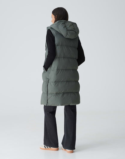 OPUS Wintermantel Damen in Grau mit recycelter Daunenfüllung