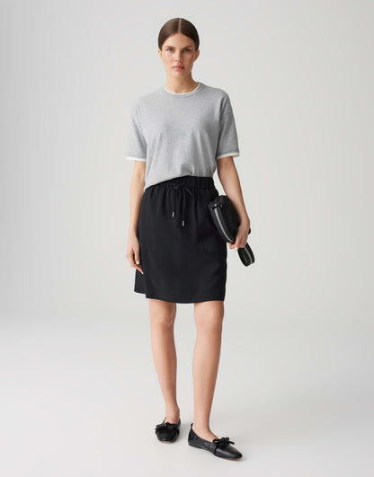 OPUS Lockeres Mini-Kleid Damen Webware mit Cargotaschen