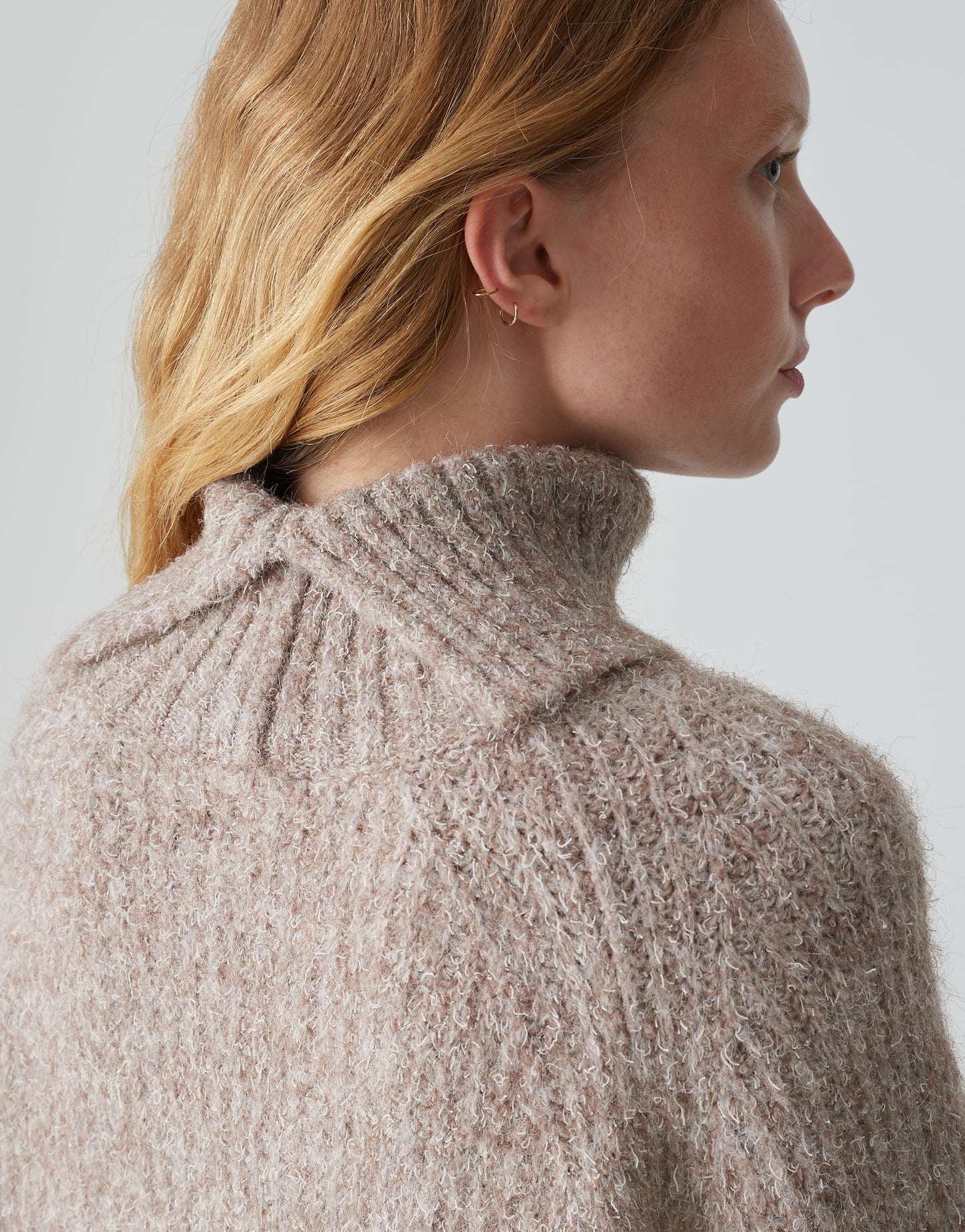 OPUS Strickpullover Damen mit Wolle und Elasthan