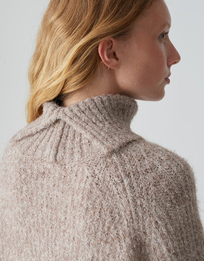 OPUS Strickpullover Damen mit Wolle und Elasthan