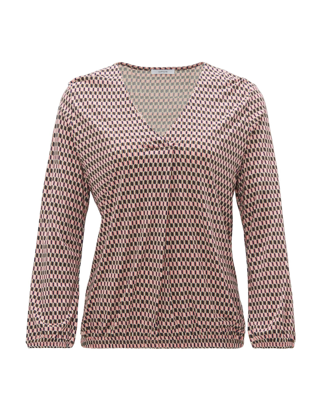 OPUS Bluse Damen aus 100% Viskose Langarm pflegeleicht