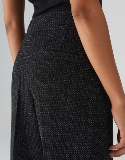 OPUS Twill Cropped Hose Damen Hoher Bund Elastisch
