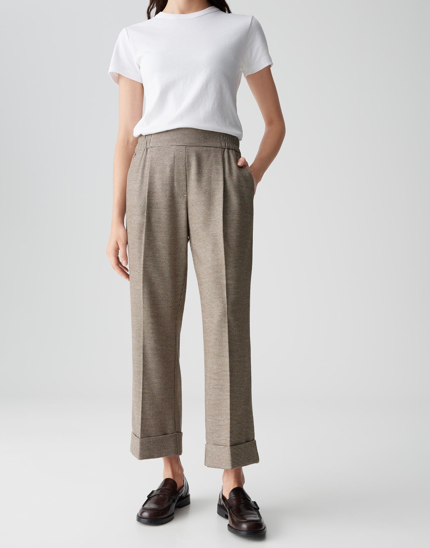 OPUS Pepita Damen Hose gerader Beinverlauf französische Eingrifftaschen elastischer Bund