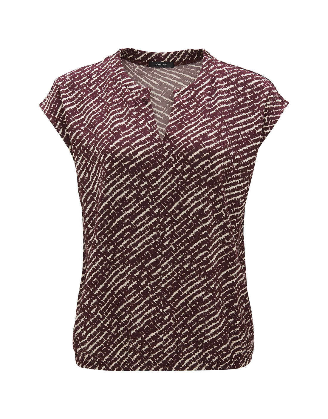 OPUS Basic T-Shirt Damen Basic Fit Viskose Elasthan