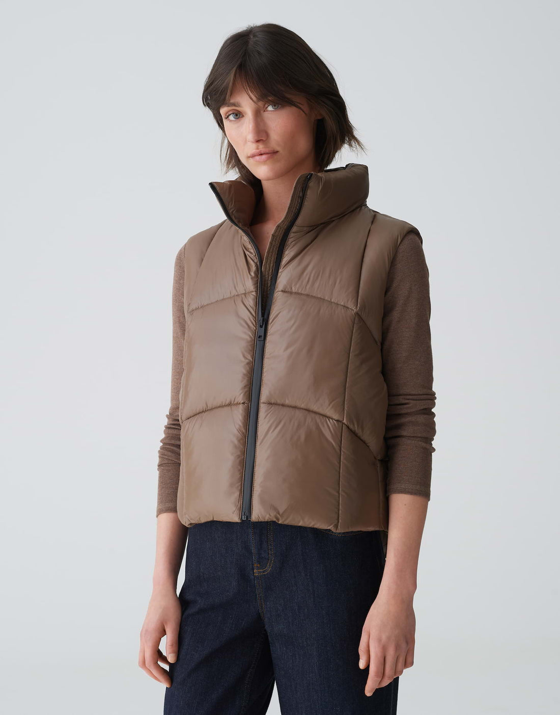 OPUS Damen Steppjacke in Schwarz
