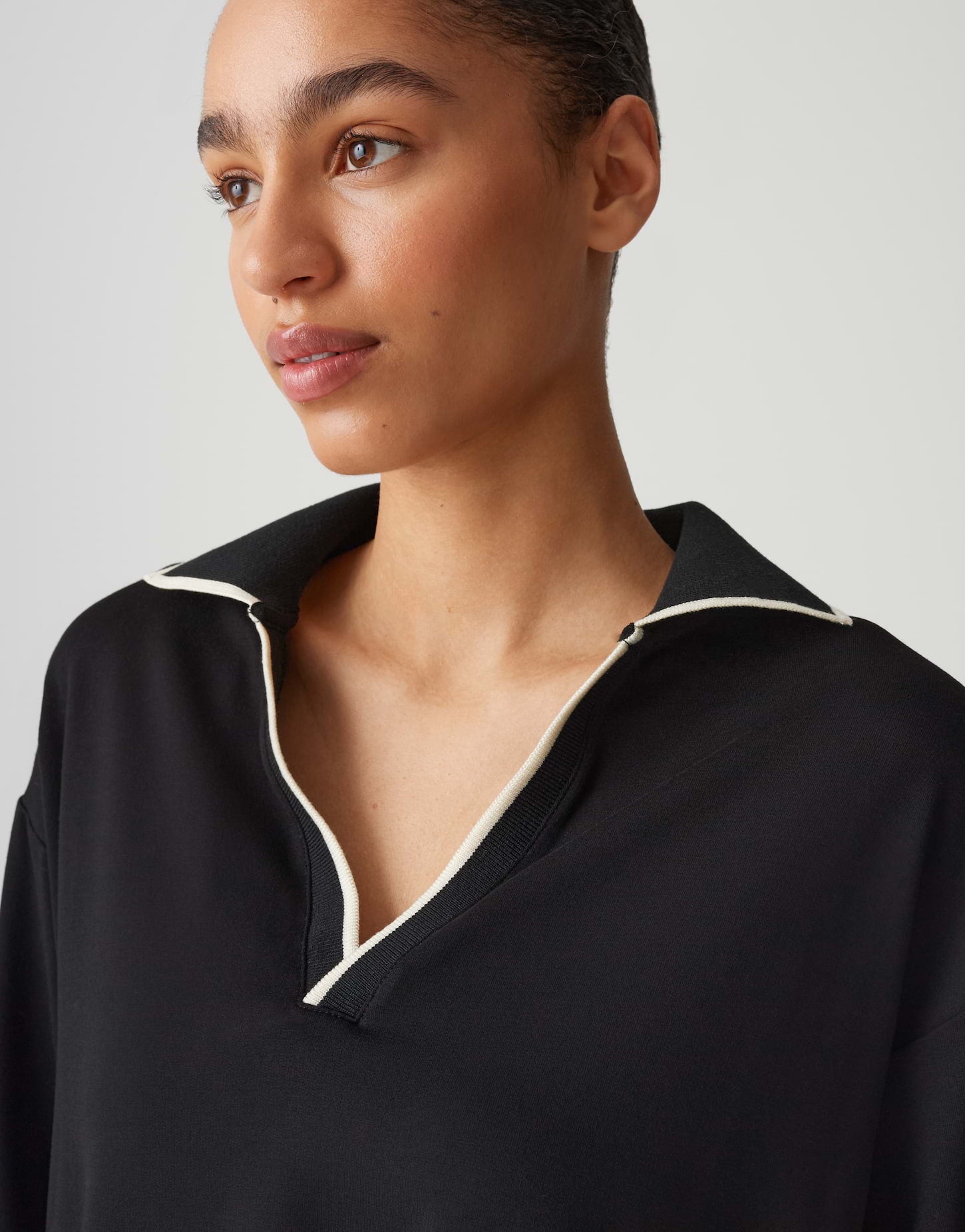 OPUS Damen Polo-Shirt Halbarm V-Ausschnitt
