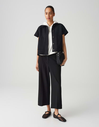 OPUS Webware Damen Hose mit Bügelfalten und Gummibund