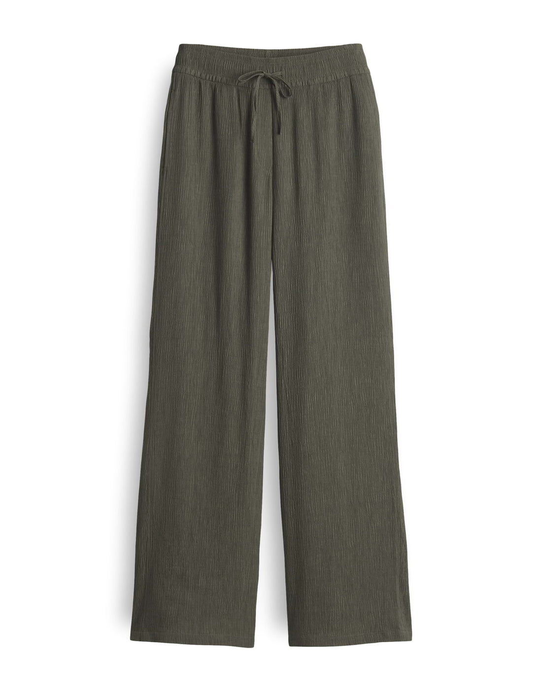 OPUS Crinkle Webware Hose Damen Straight Fit Elastisch