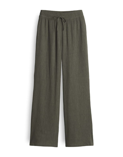 OPUS Crinkle Webware Hose Damen Straight Fit Elastisch