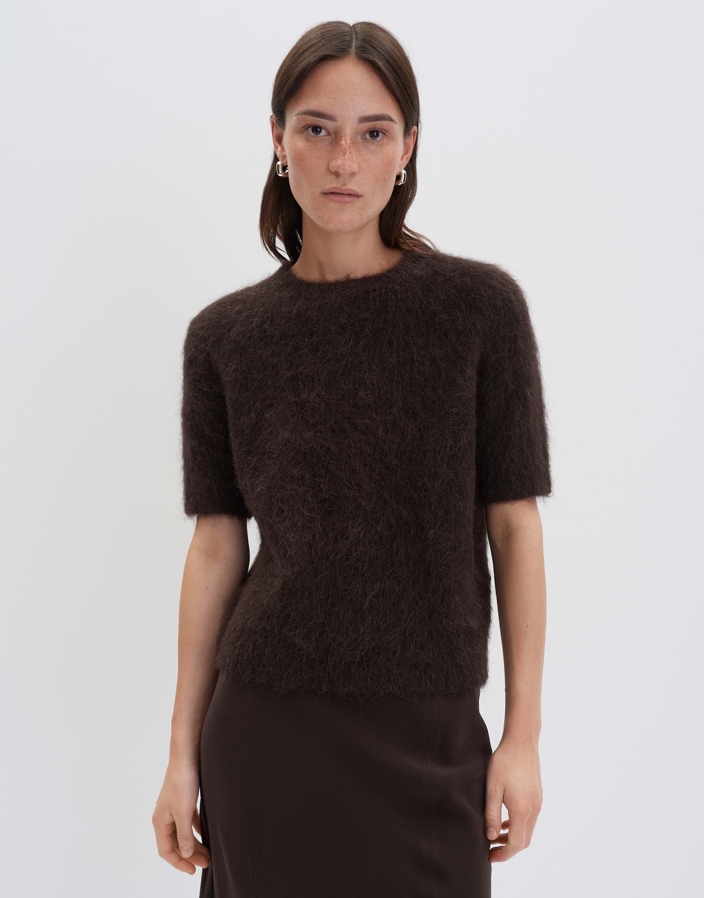 Someday Damen Strickpullover Rundhalsausschnitt Alpaka-Mix