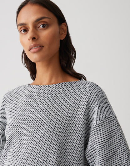 OPUS U-Boot-Ausschnitt Damen Sweatshirt 3/4 Arm