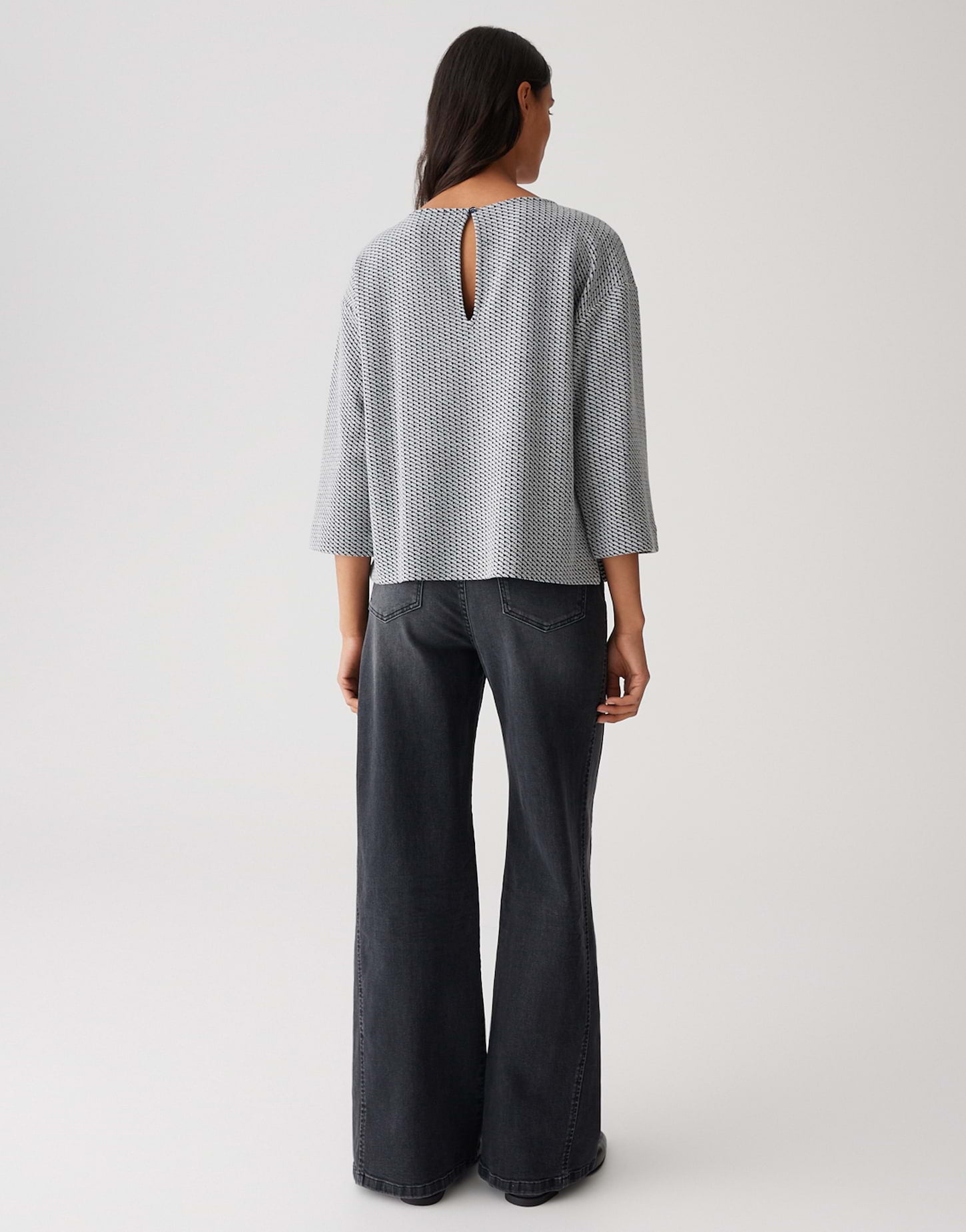 OPUS U-Boot-Ausschnitt Damen Sweatshirt 3/4 Arm