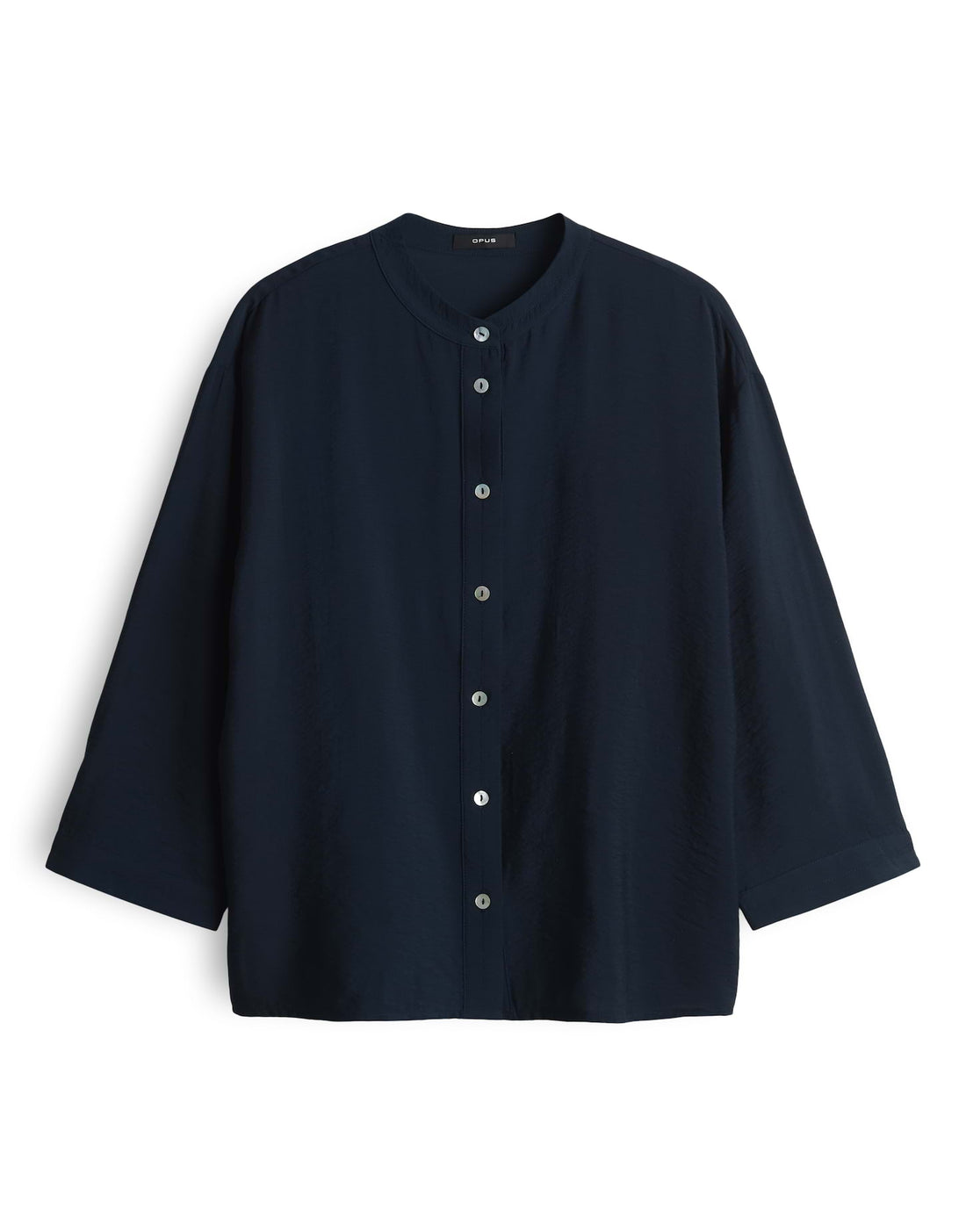 OPUS Damen Bluse weit geschnitten Crash-Optik überschnittene Schulter 3/4 Arm