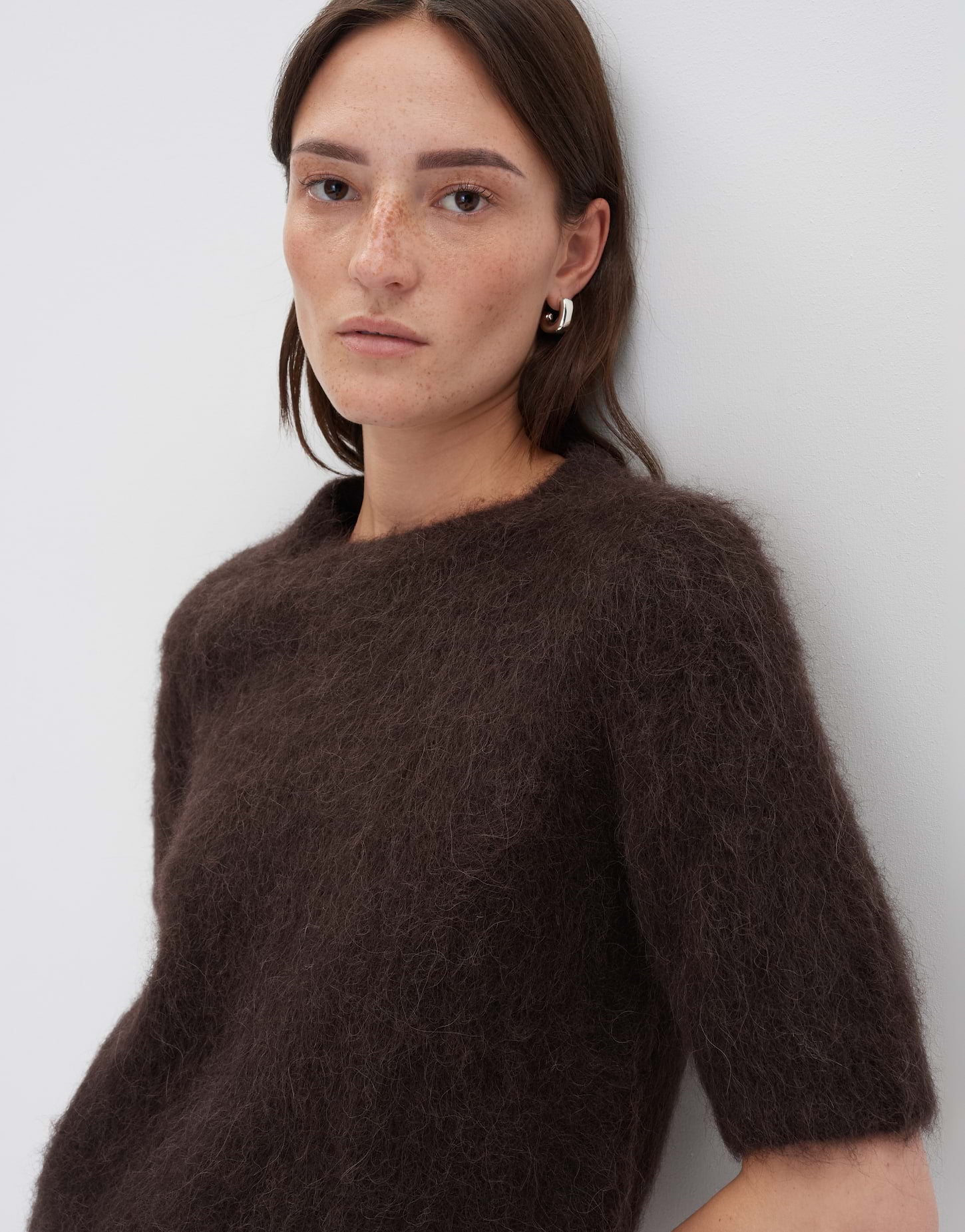 Someday Damen Strickpullover Rundhalsausschnitt Alpaka-Mix