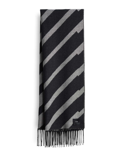 Someday Damen Schal Fransen Two-tone Muster 190 cm x 67 cm