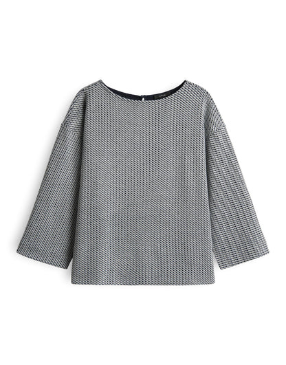 OPUS U-Boot-Ausschnitt Damen Sweatshirt 3/4 Arm