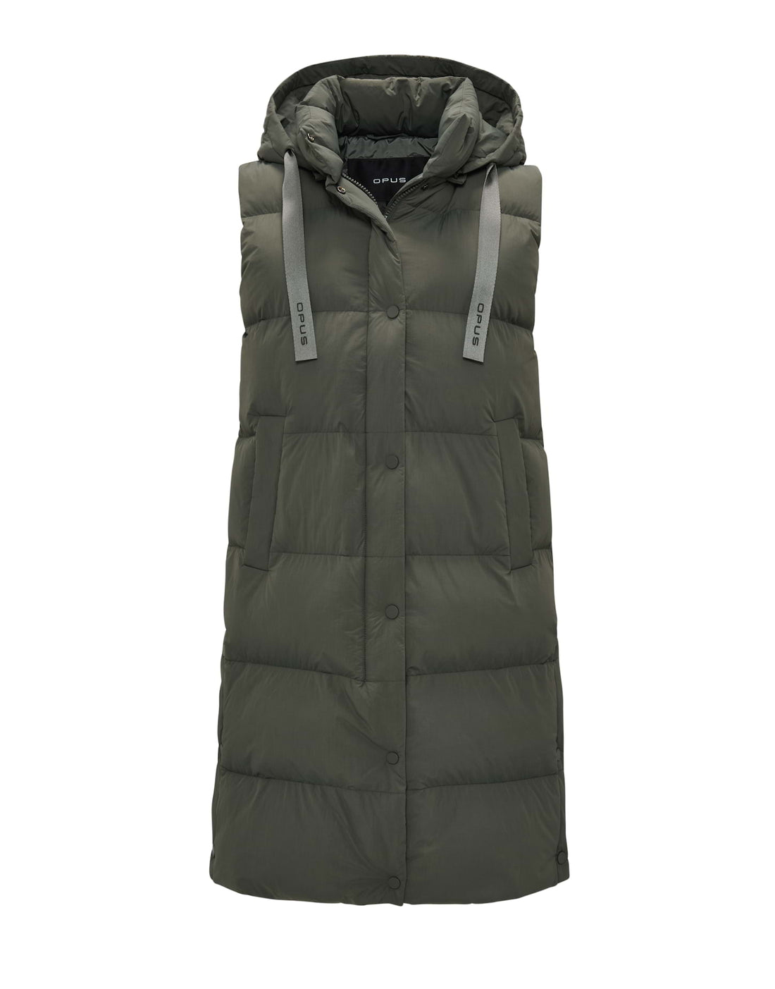 OPUS Wintermantel Damen in Grau mit recycelter Daunenfüllung