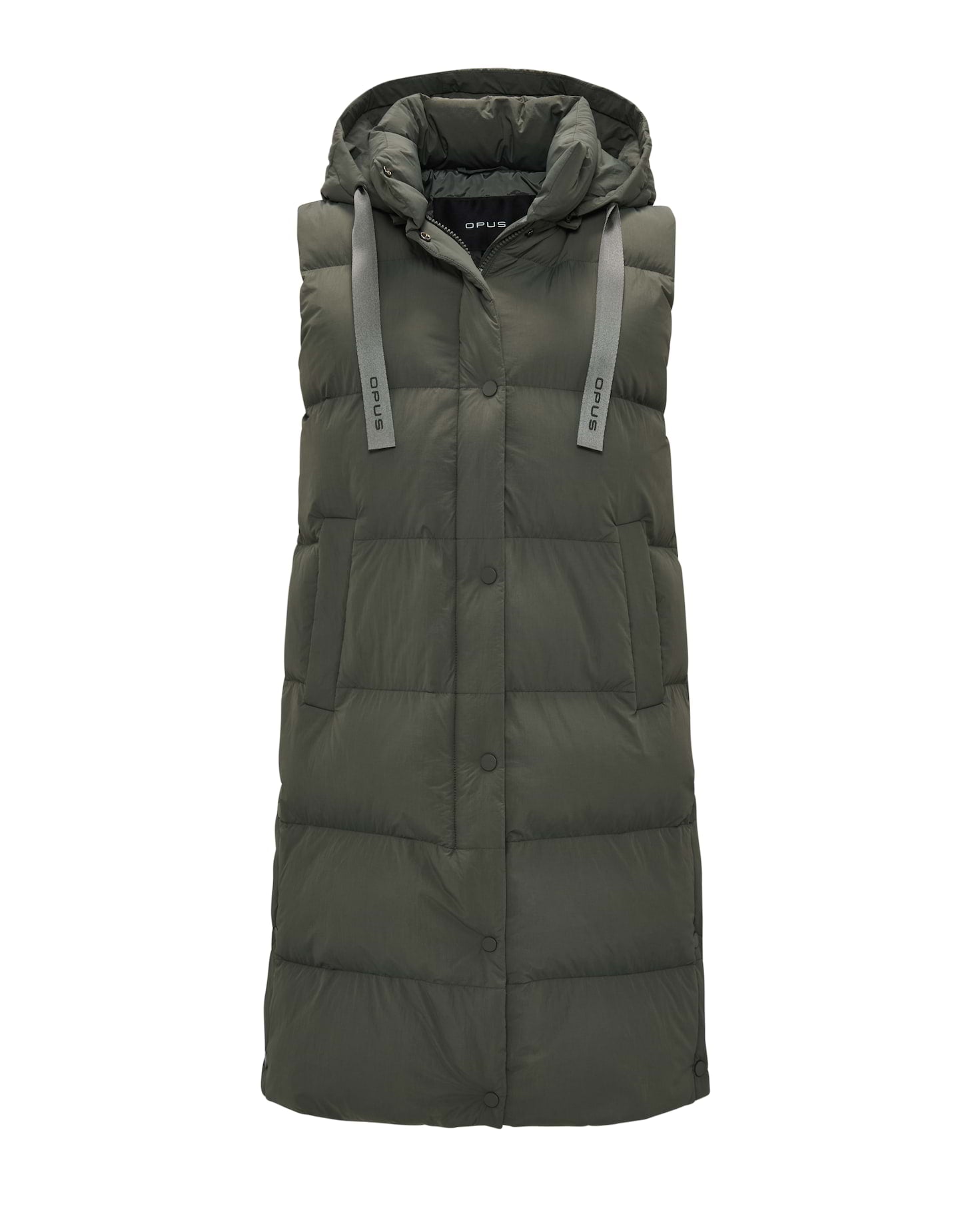 OPUS Wintermantel Damen in Grau mit recycelter Daunenfüllung