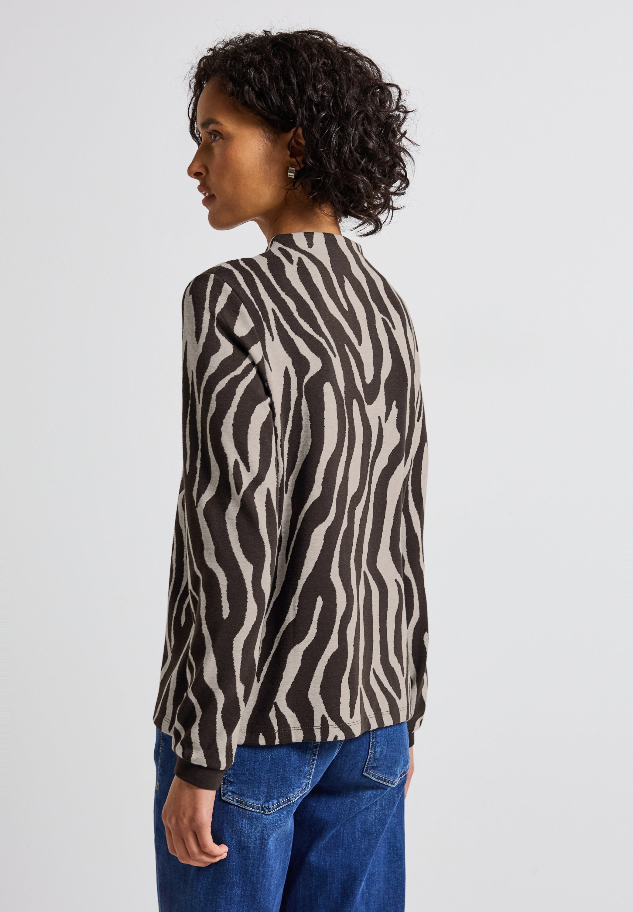 Shirt mit Zebra Print
