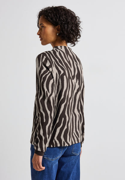 Shirt mit Zebra Print