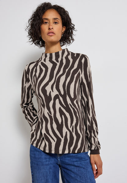Shirt mit Zebra Print