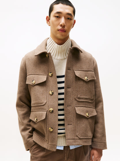 WOOL 4PKT JACKET