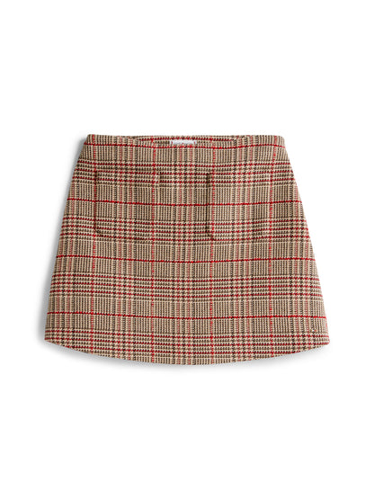 SEASONAL TEXTURE MINI SKIRT