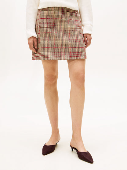 SEASONAL TEXTURE MINI SKIRT