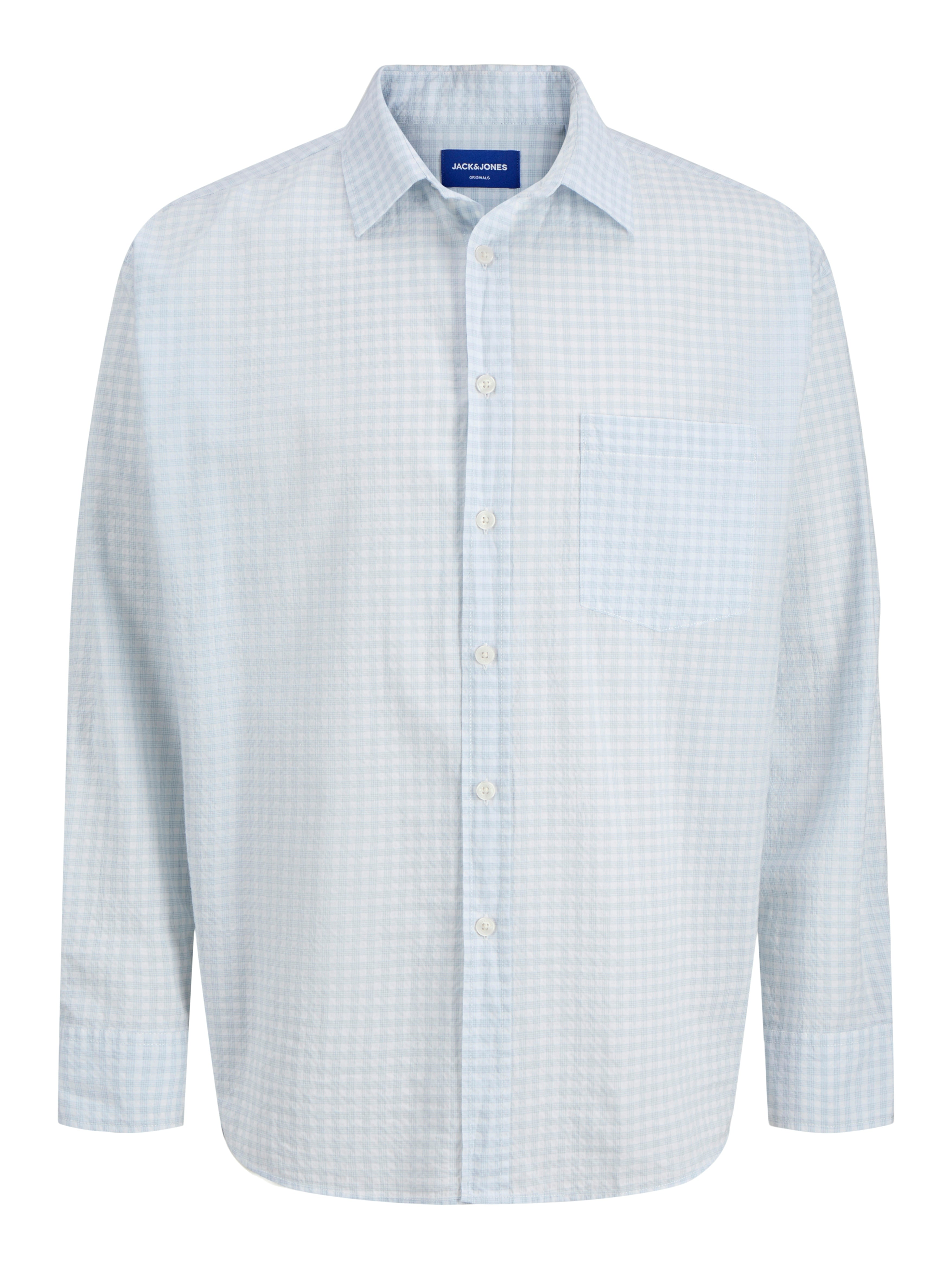 Bestseller Herren Hemd Langarm Hemdkragen Knopfleiste Locker geschnitten