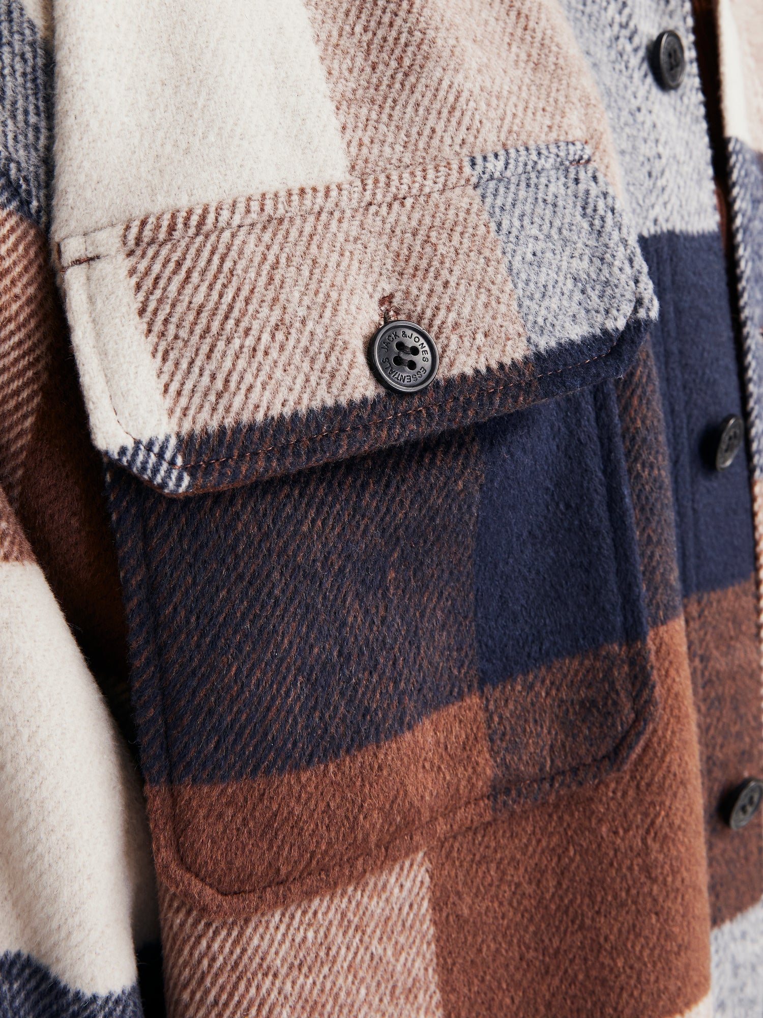 Bestseller Herren Hemdjacke Langarm Twill Hemdkragen Brusttaschen Locker geschnitten