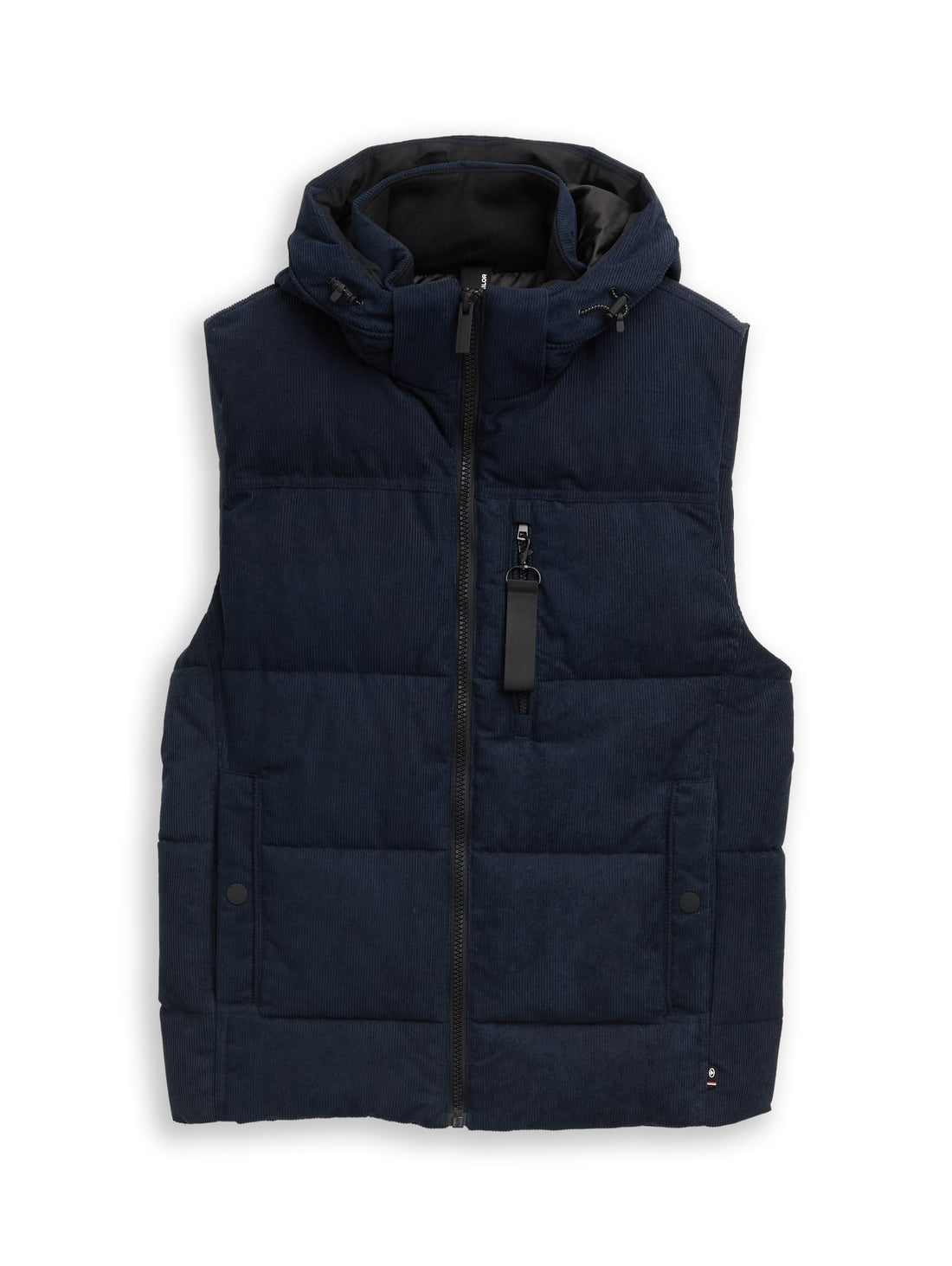 Puffer Weste mit abnehmbarer Kapuze