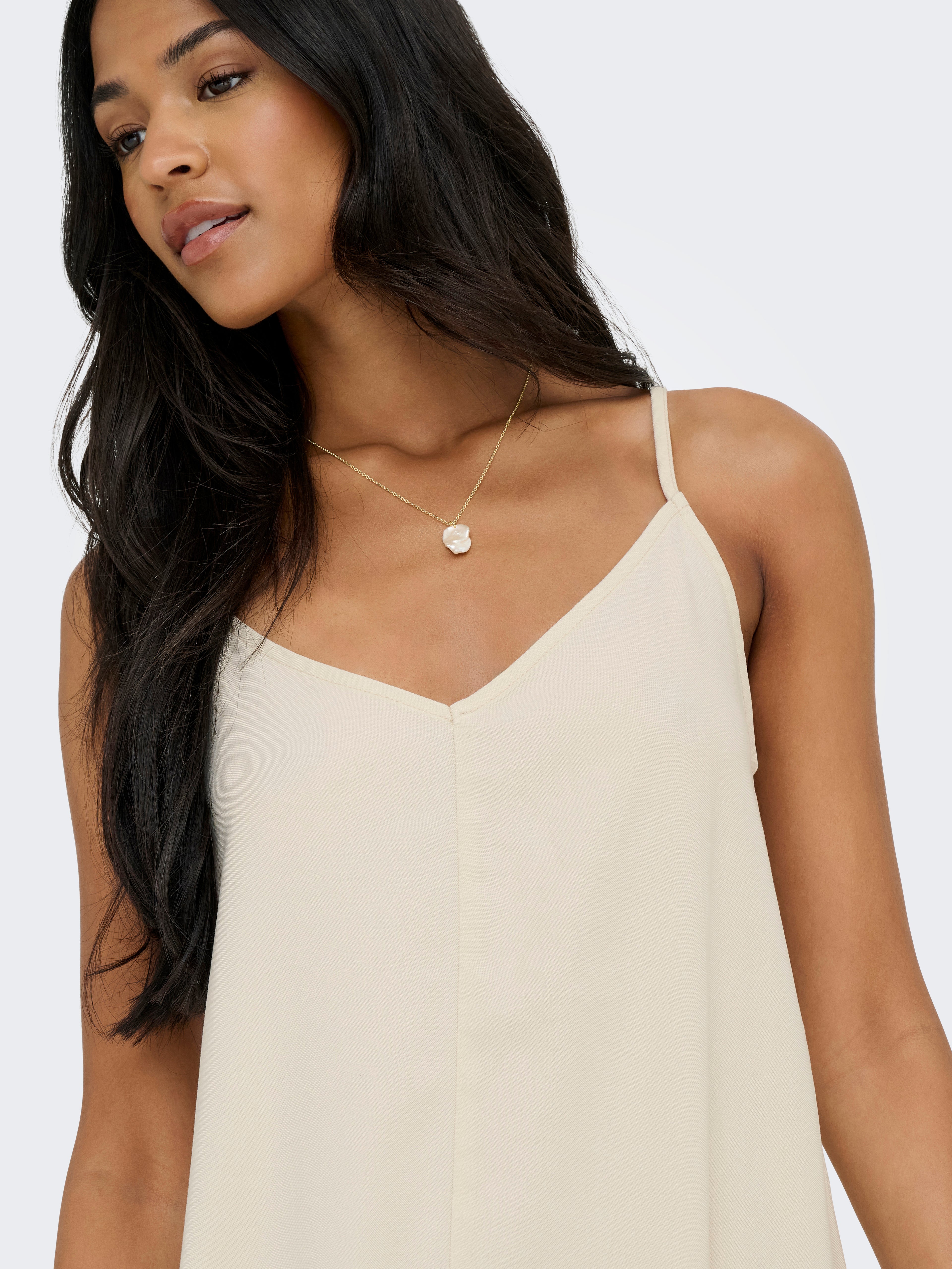 ONL30 ARIS S/L MIDI DRESS WVN