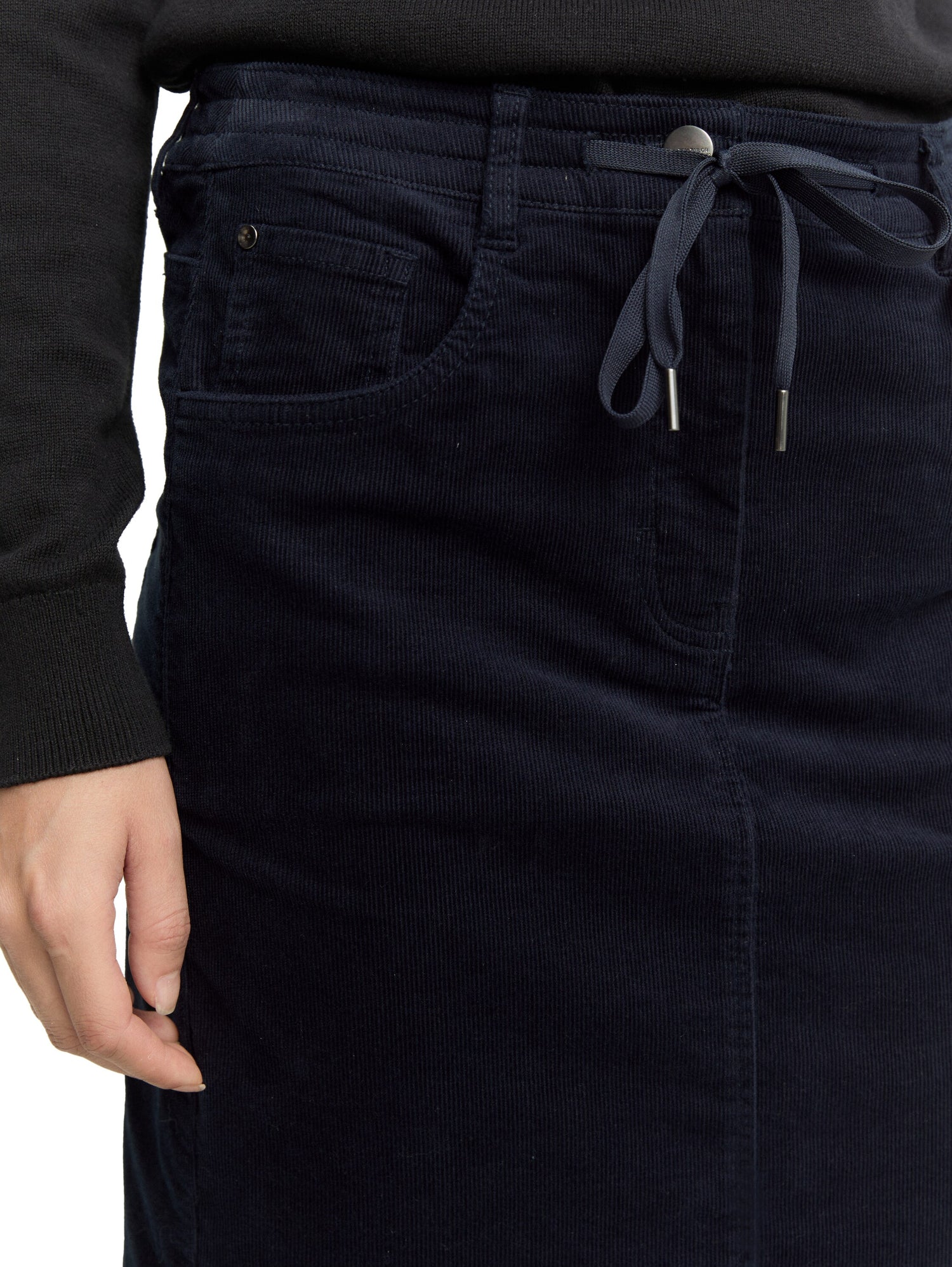 Cord-Rock Damen Five-Pocket-Style Kordelzug Schlitz