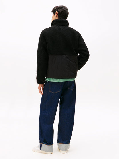 TJM ESSENTL MIX TEDDY JACKET EXT