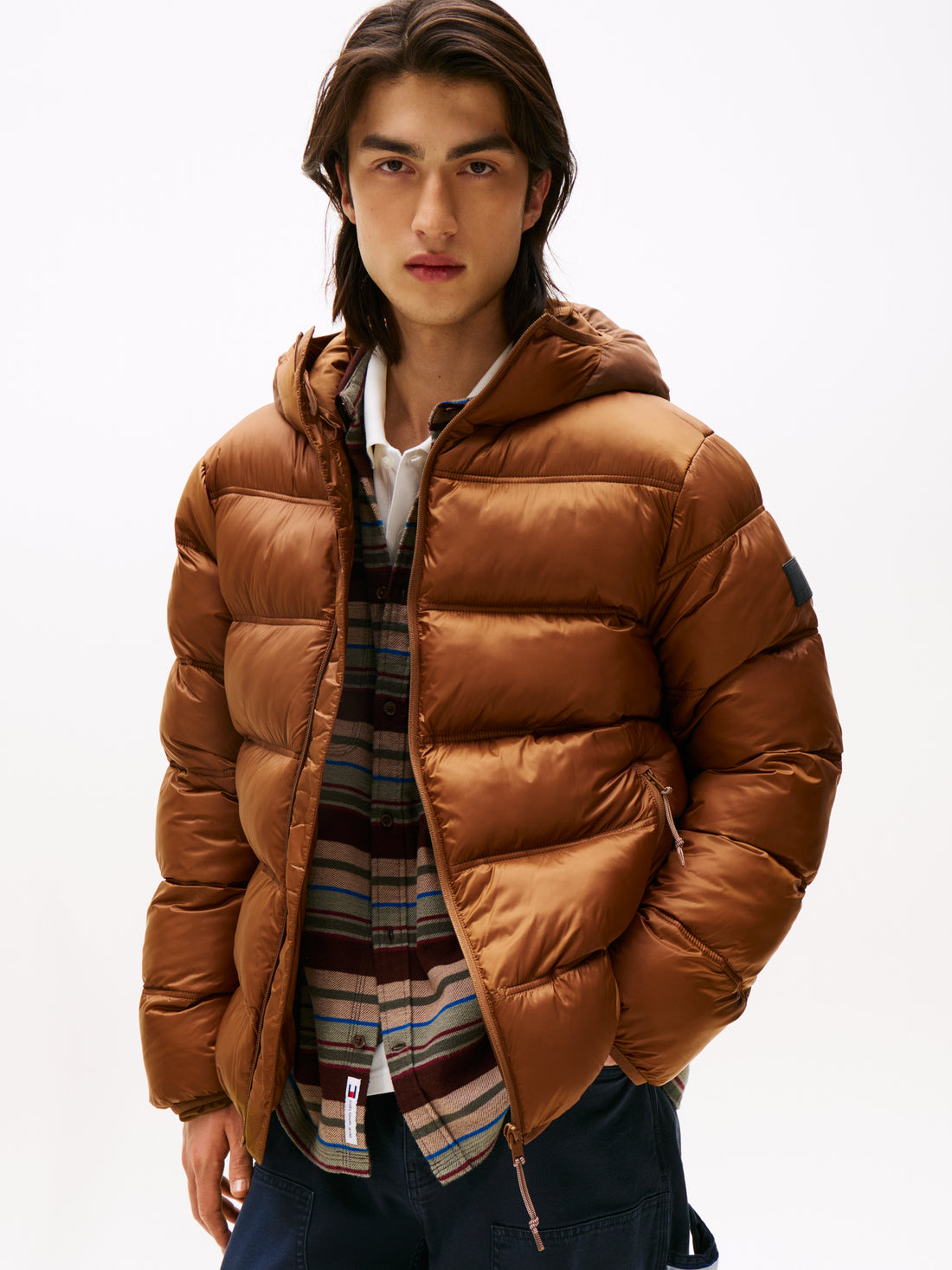TJM HOODED LOGO PUFFER EXT