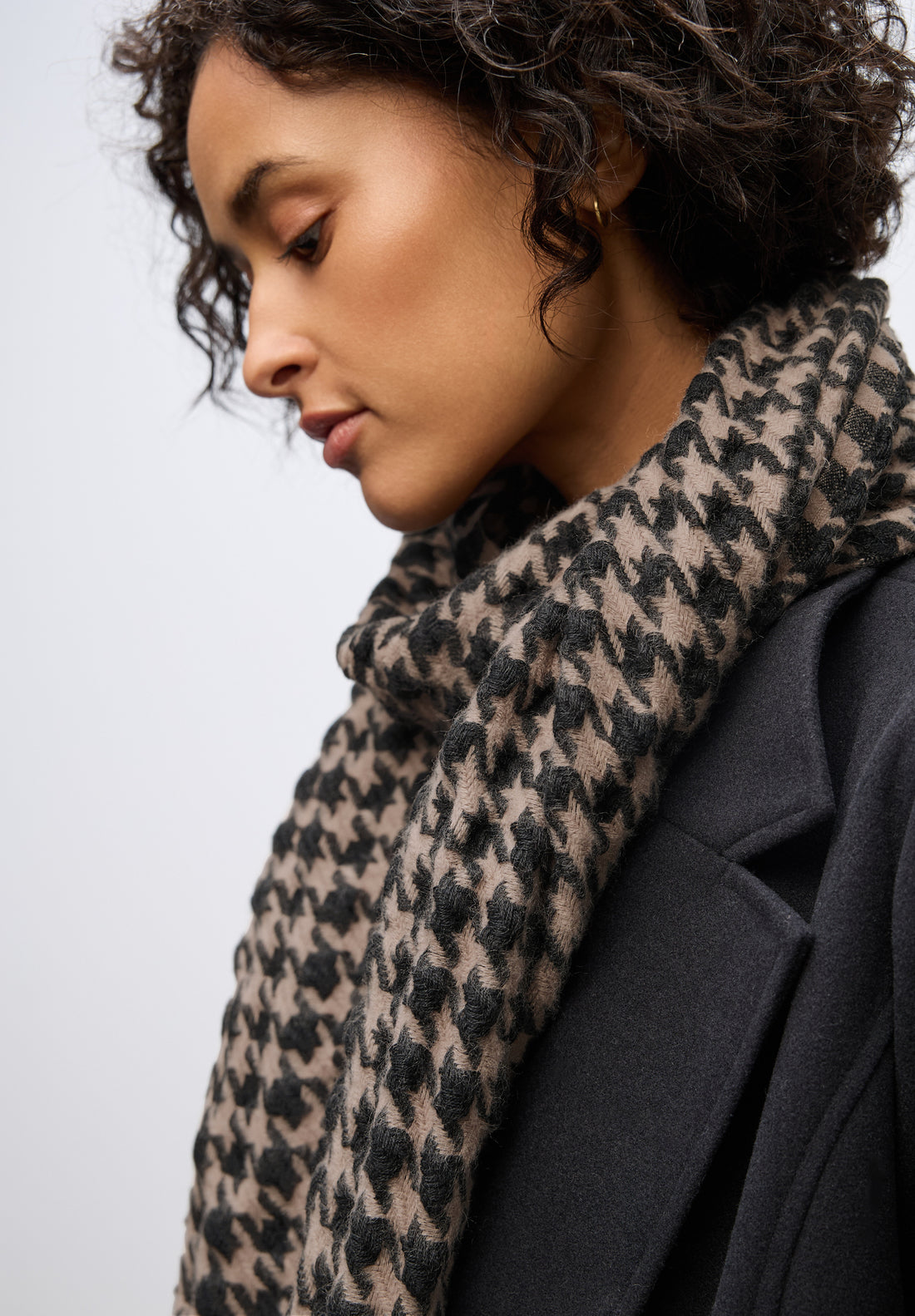 Street One Damen Schal Fransen Two Tone Muster Weich