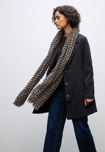 Street One Damen Schal Fransen Two Tone Muster Weich