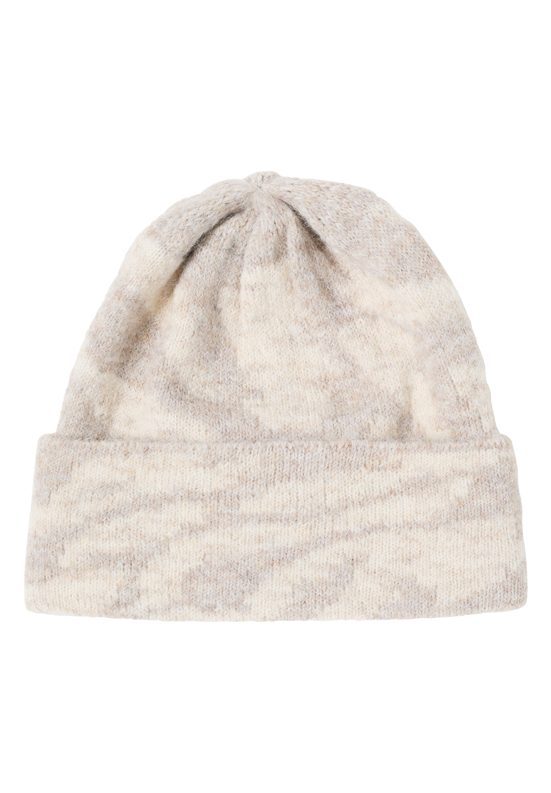 Beanie mit Zebramuster