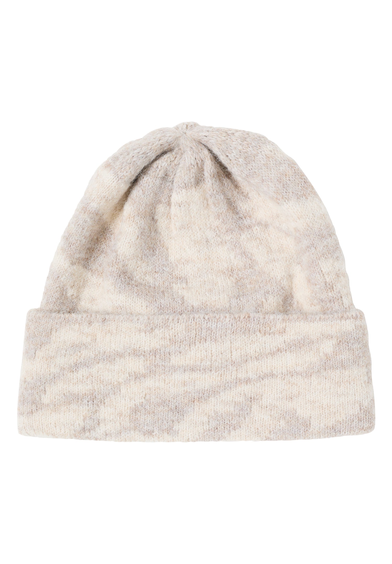 Beanie mit Zebramuster