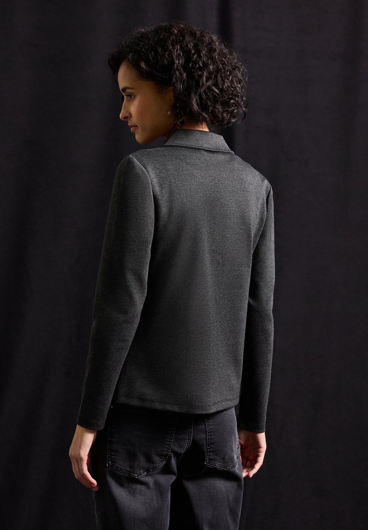 Basic Piqué Blazer