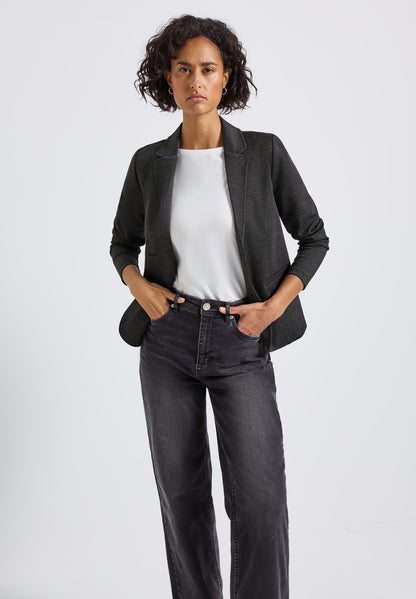 Basic Piqué Blazer