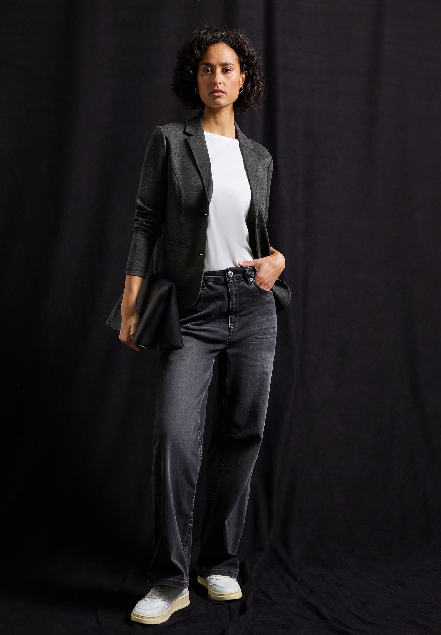 Basic Piqué Blazer