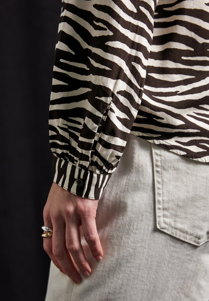 Tunika mit Zebra Print