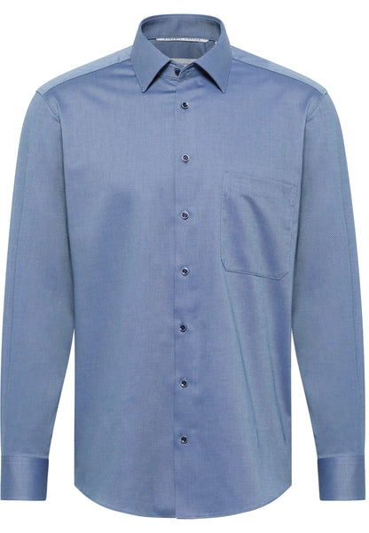 Dynamic Cotton Herren Langarmhemd Kent-Kragen bügelfrei