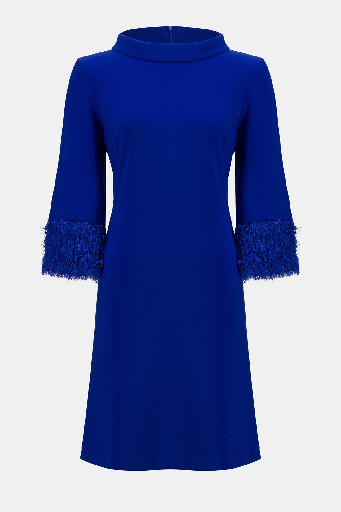 Kleid in A-Linie aus feinem Jersey und neuartigem Stoff