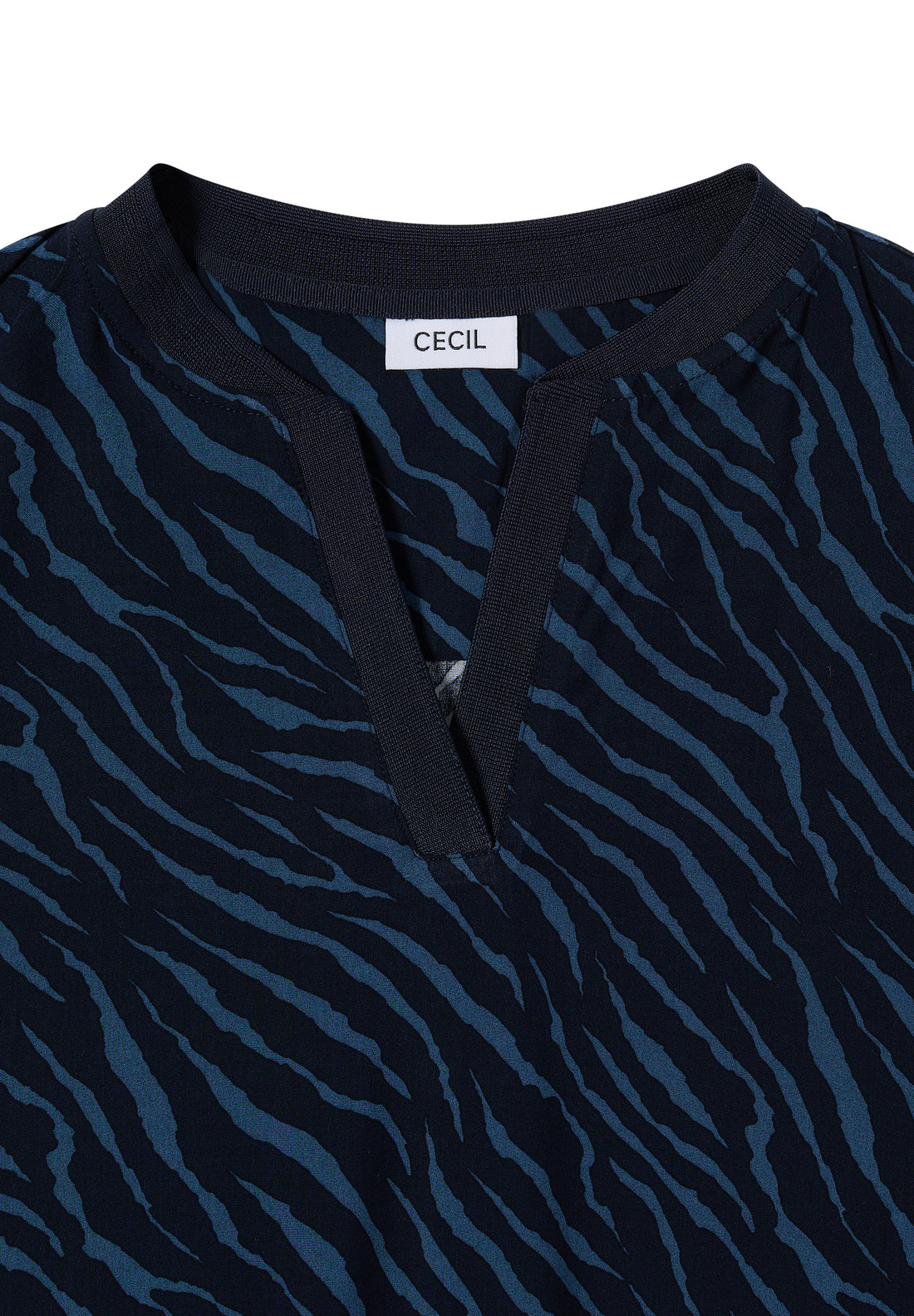 Bluse mit Zebra Print