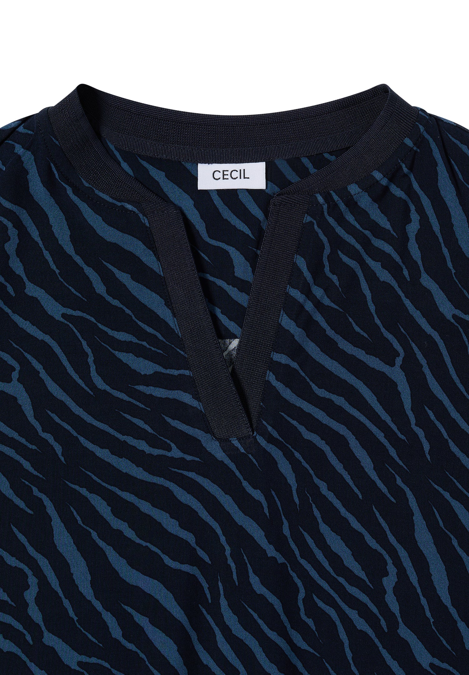 Bluse mit Zebra Print